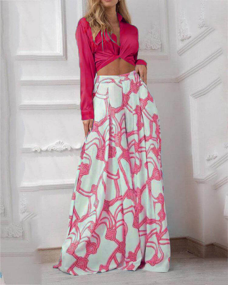 Croatia Outfit: Stylish Top and Trousers Set for Any Occasion