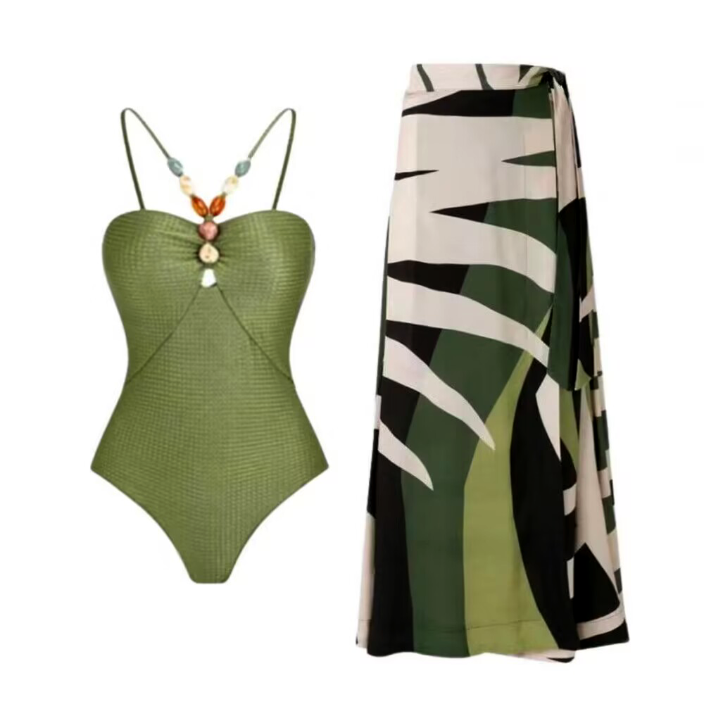 Women’s Swimsuit with Matching Cover-Up Set