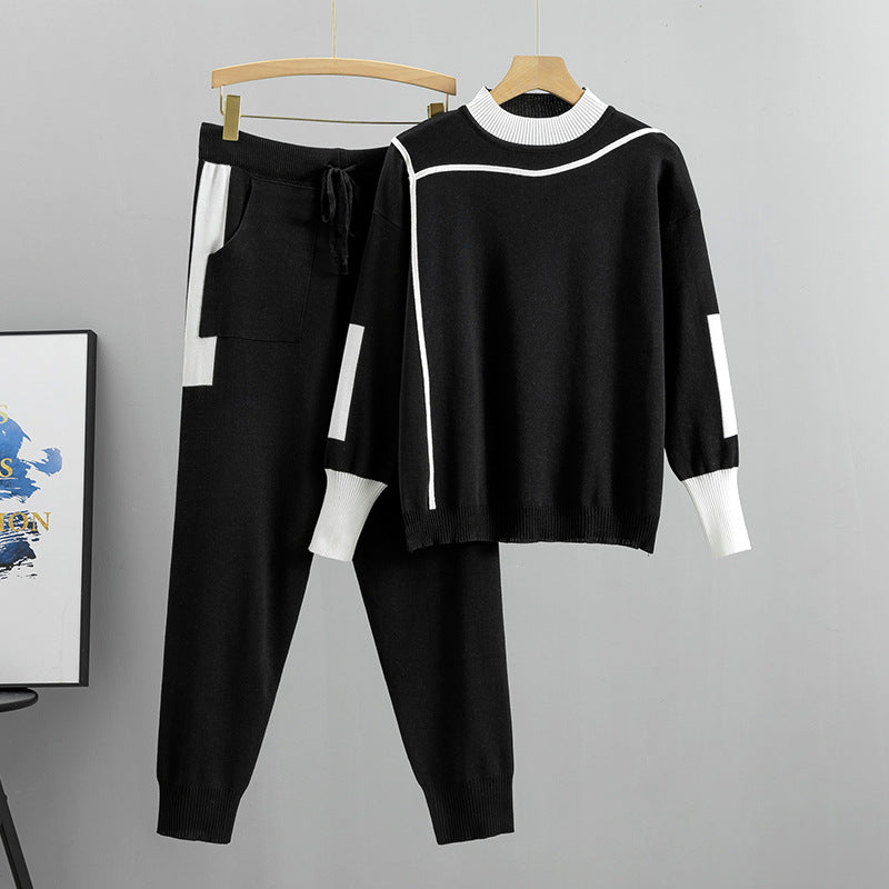 Blouse and Lightweight Mesh Trousers Set