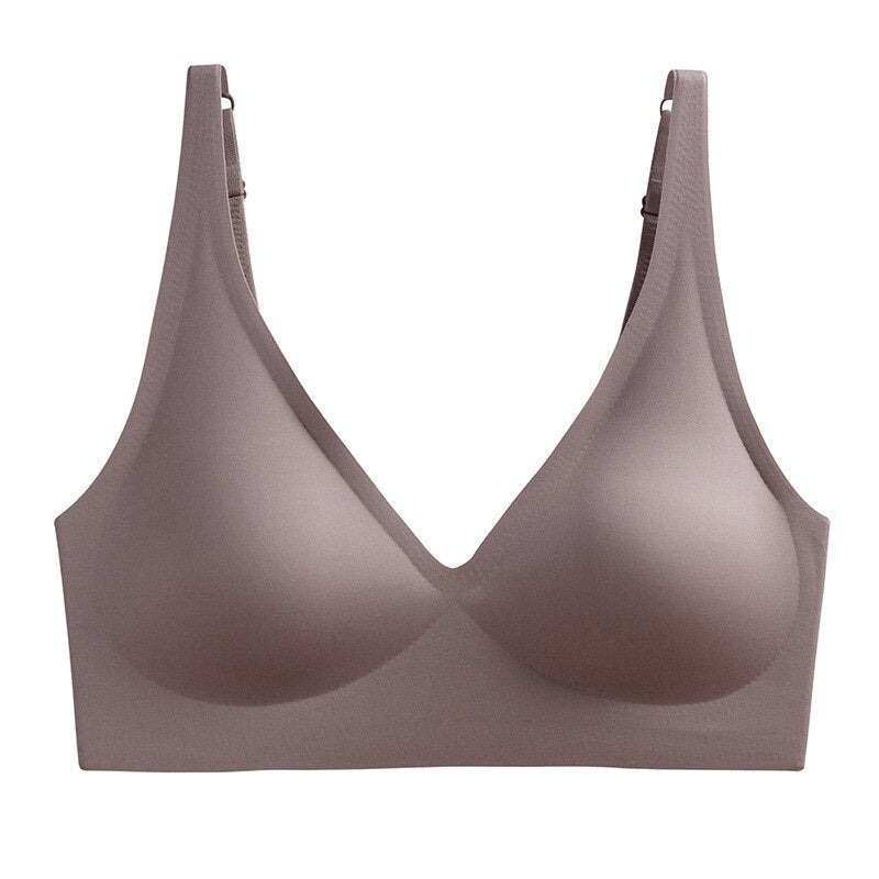 Seamless Comfort Bra with Soft Support and Flexibility