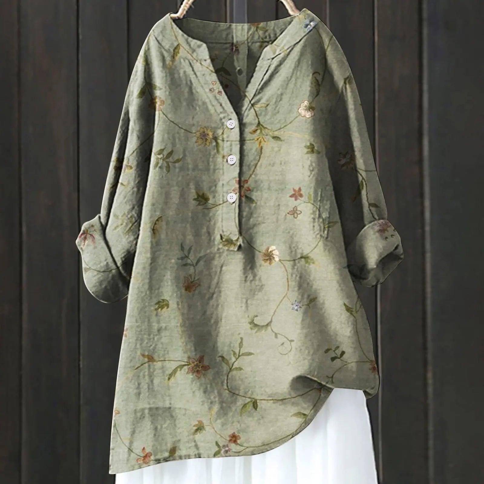 Floral Print Casual Blouse for Everyday Wear