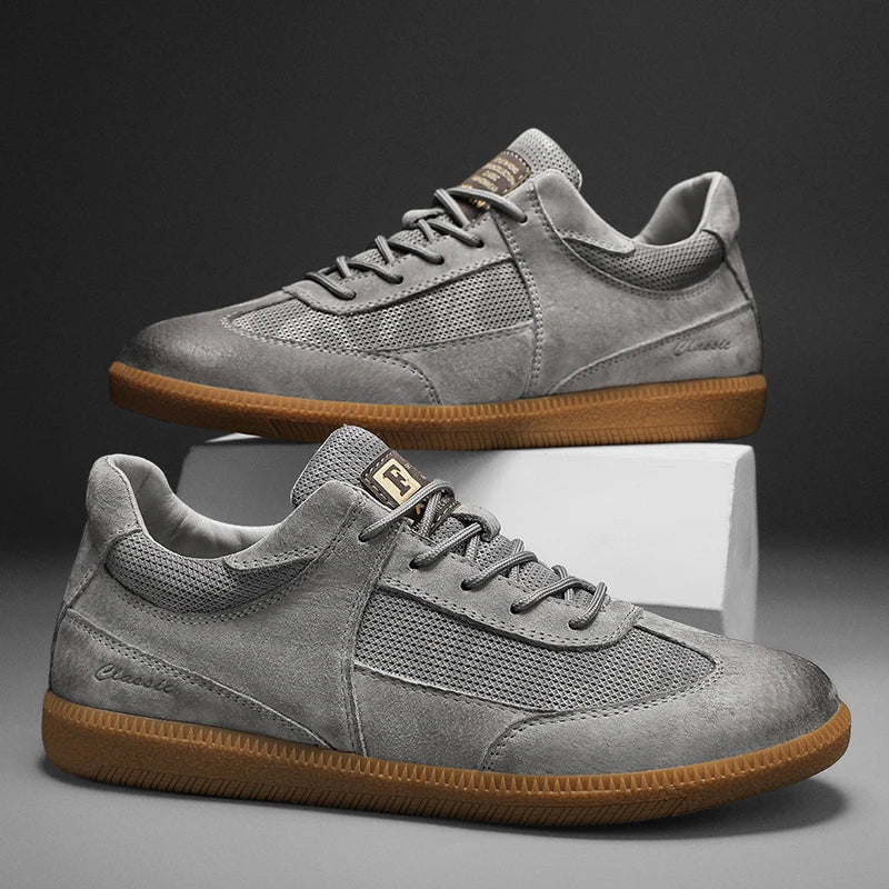 Men's Trainers - Gum Sole, Low-Top Design