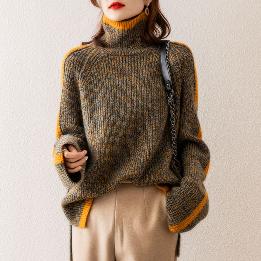 High Neck Mesh Jumper for Stylish Layering and Comfort