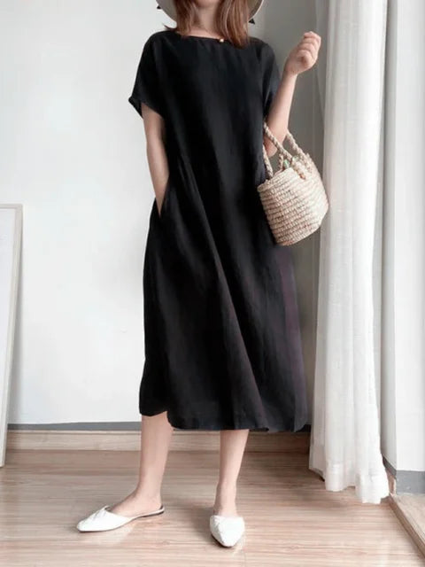 Lightweight Midi Dress for Effortless Style and Comfort