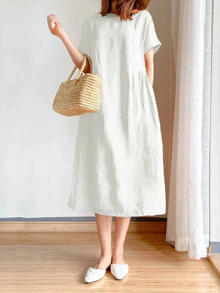 Lightweight Midi Dress for Effortless Style and Comfort