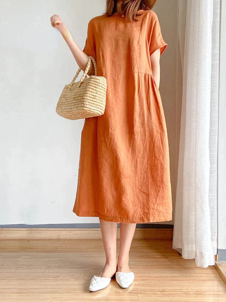Lightweight Midi Dress for Effortless Style and Comfort
