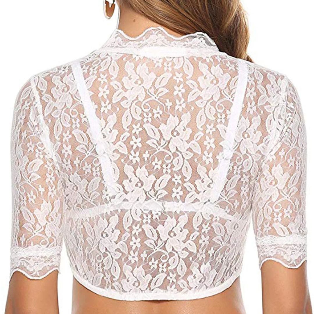 Women's Lace Dirndl Blouse for Oktoberfest