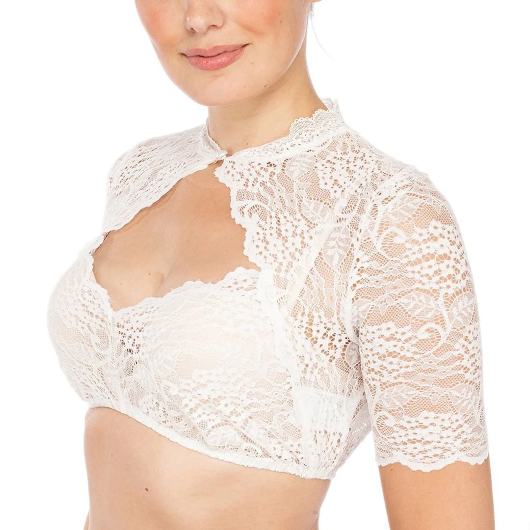 Women's Lace Dirndl Blouse for Oktoberfest