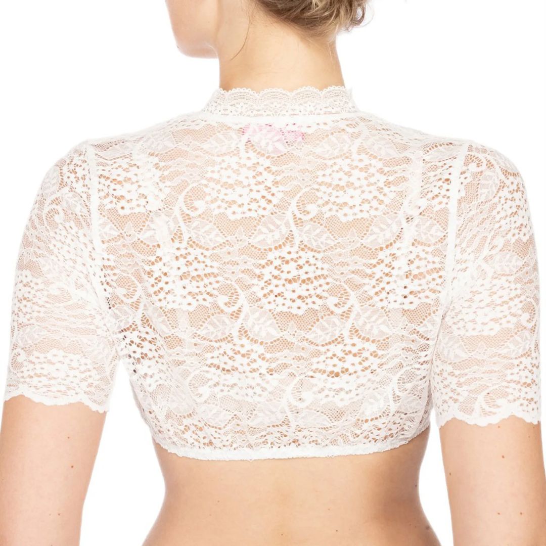 Women's Lace Dirndl Blouse for Oktoberfest