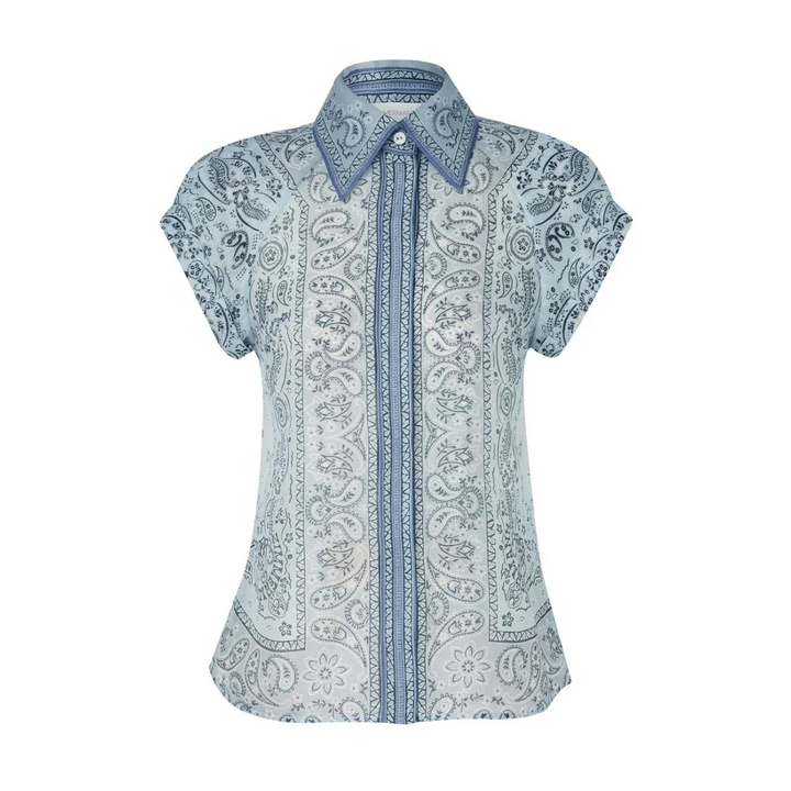 Printed Blouse and Skirt Set for Stylish Outfits