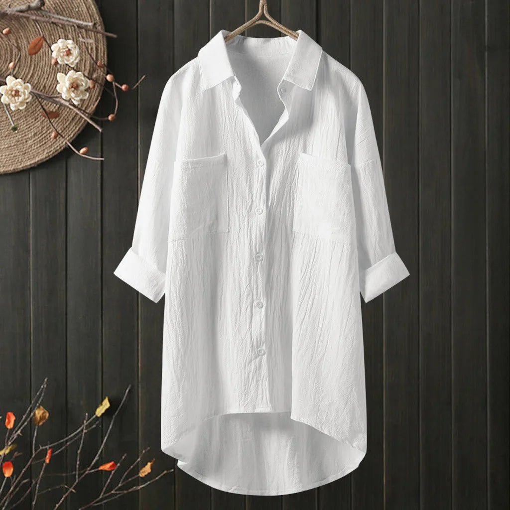 Angelina Long Cut Casual Shirt for Effortless Style