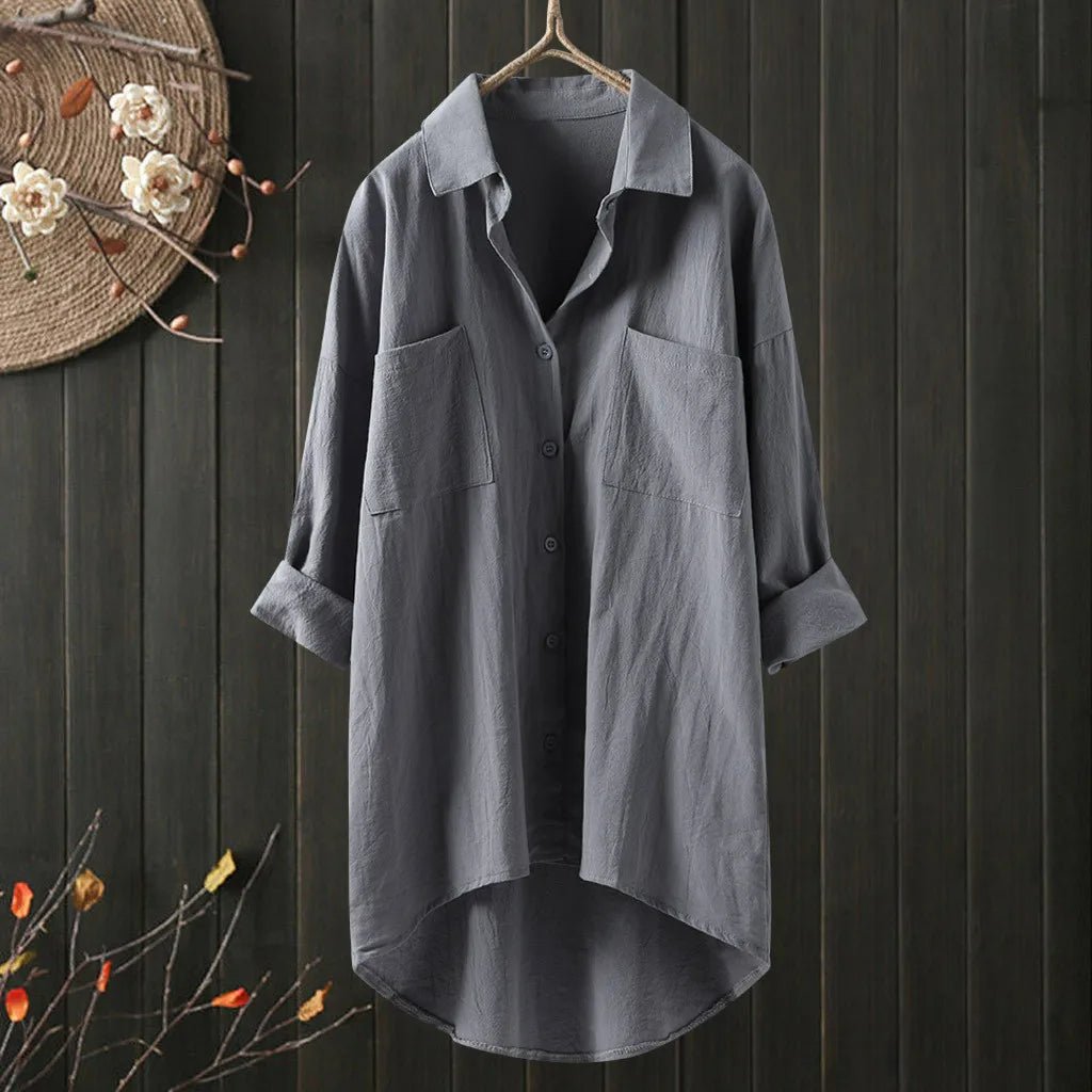 Angelina Long Cut Casual Shirt for Effortless Style