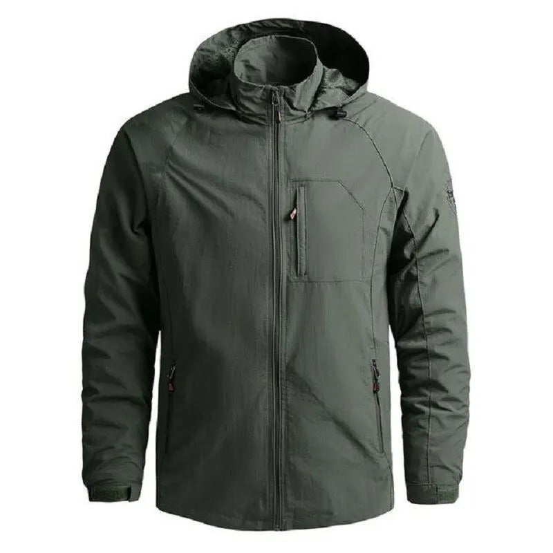 Men's Waterproof Breathable Summer Cargo Jacket