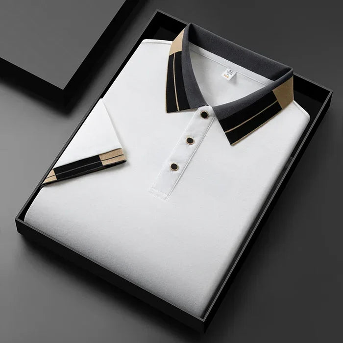 Men's Business Polo Shirt Office-Ready