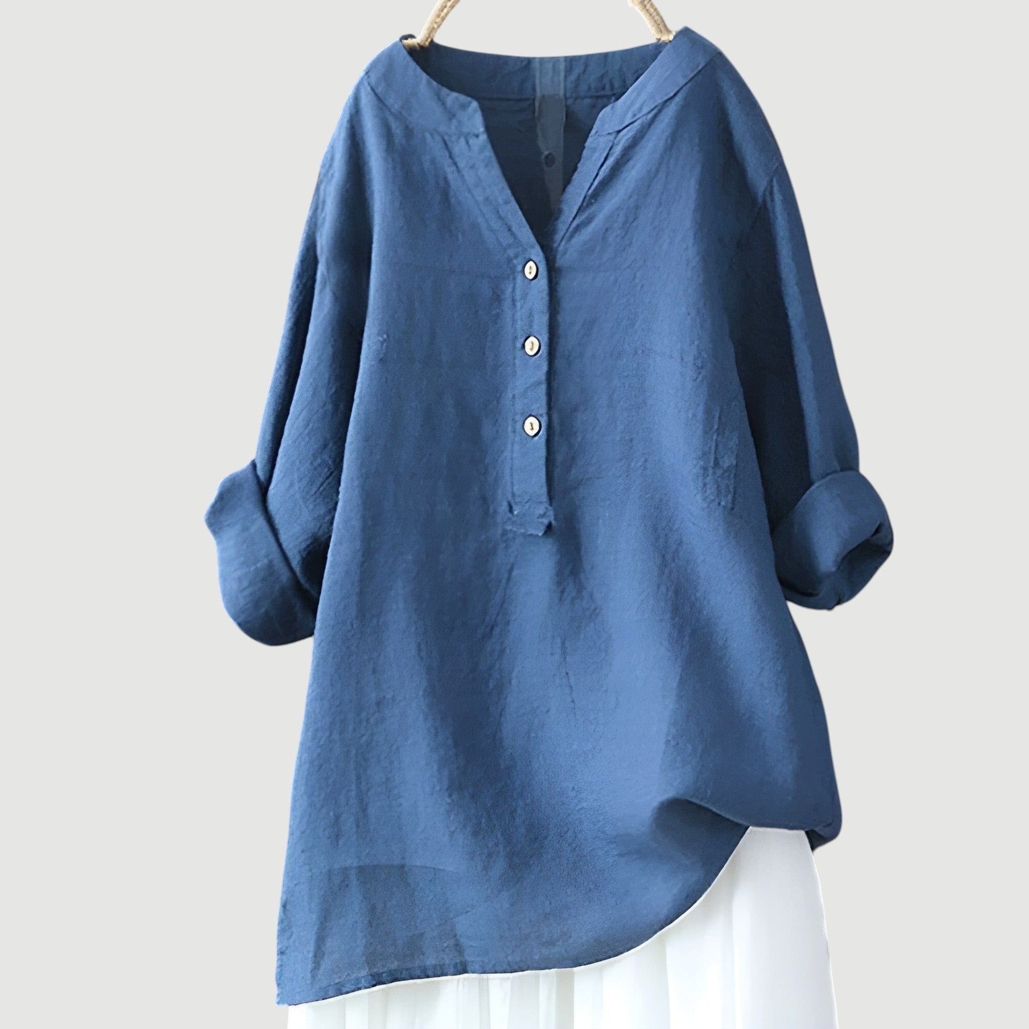Caliste Women's Linen Blouse – Lightweight and Breathable