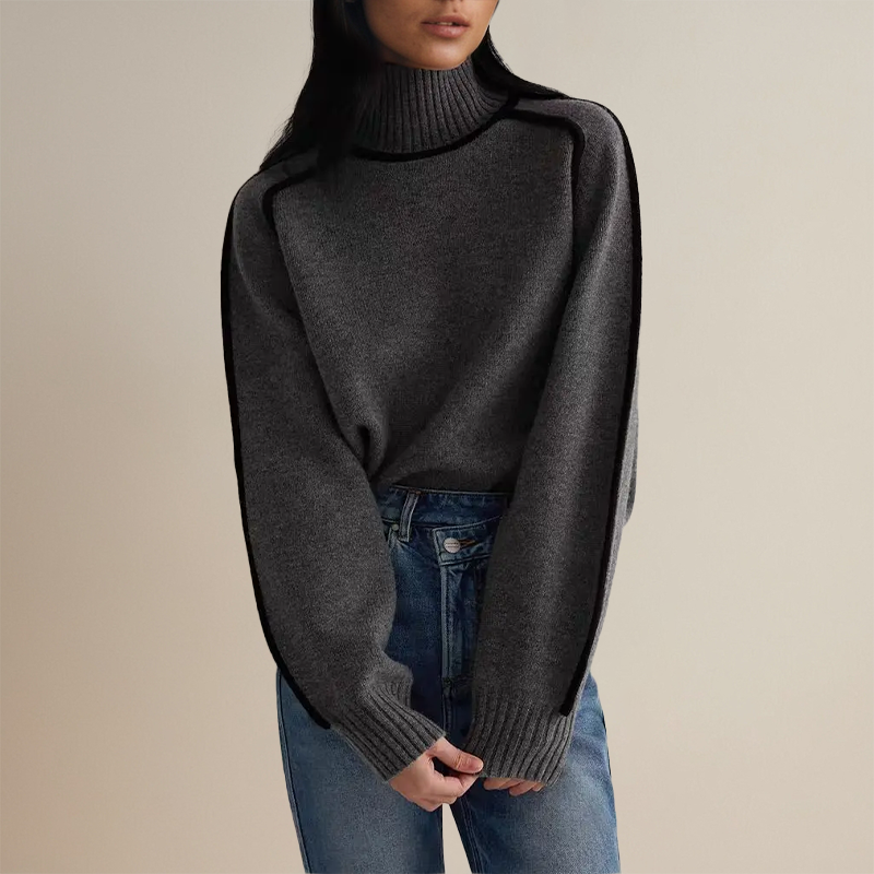Emilie Turtleneck Sweater – Soft, Warm Knitwear
