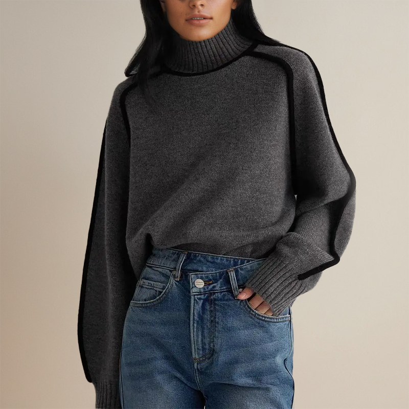 Emilie Turtleneck Sweater – Soft, Warm Knitwear