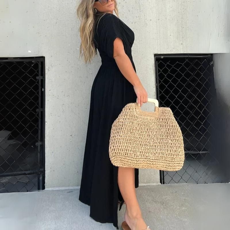 Elegant Long Dahlia Dress for Special Occasions
