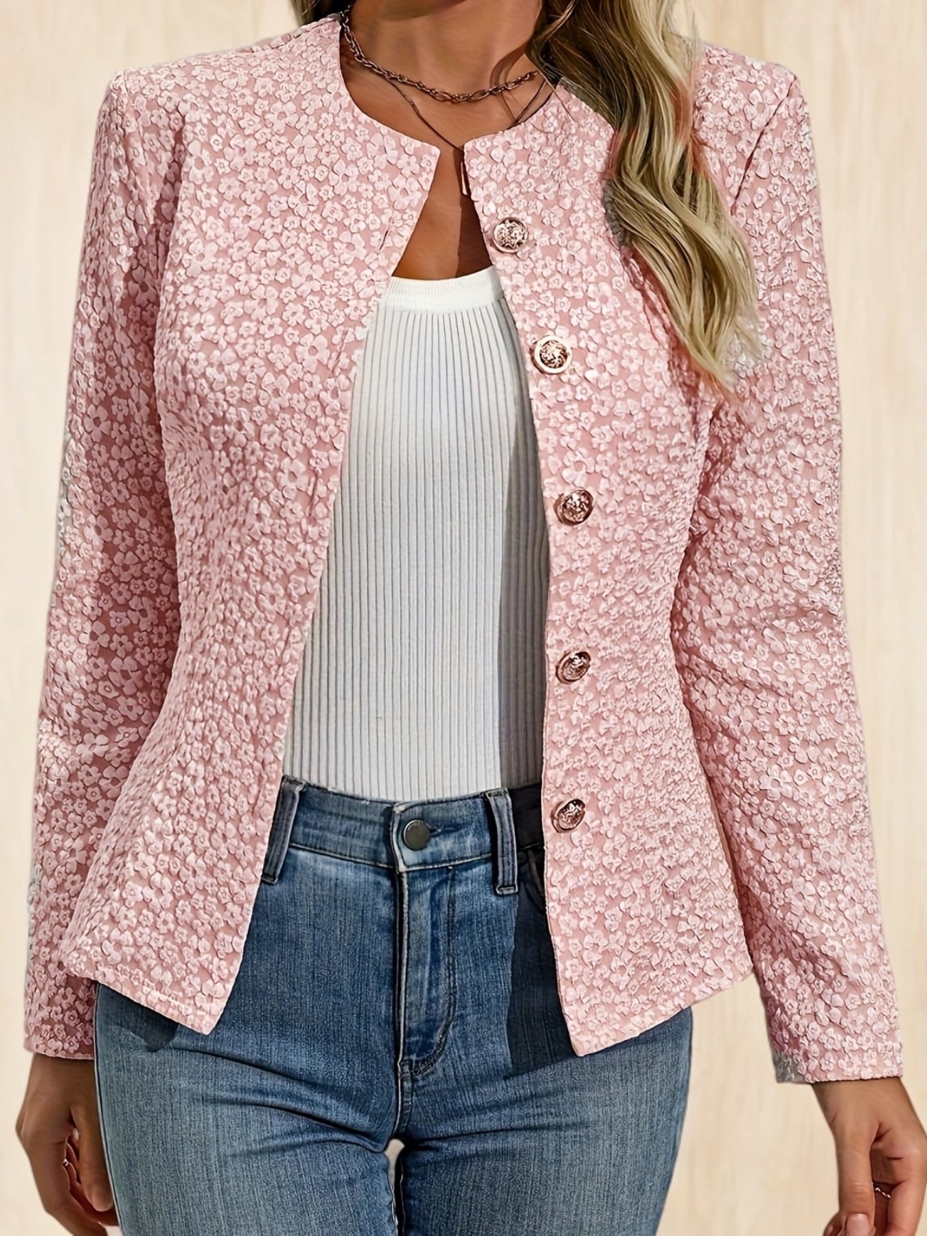 Elegant Spring Blazer – Lightweight, Stylish Layer