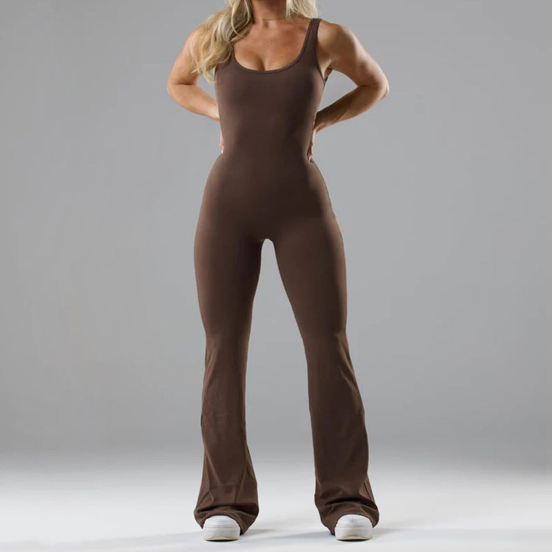 Seamless Jumpsuit with Versatile Design and Comfortable Fit