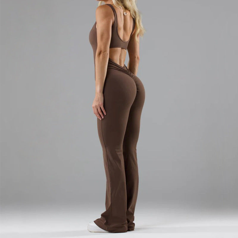 Seamless Jumpsuit with Versatile Design and Comfortable Fit
