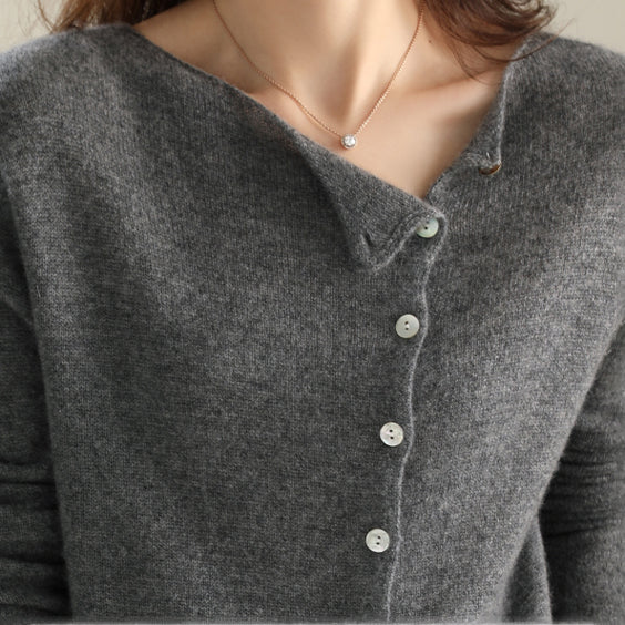 Knit Blouse with Button Detail for Effortless Style