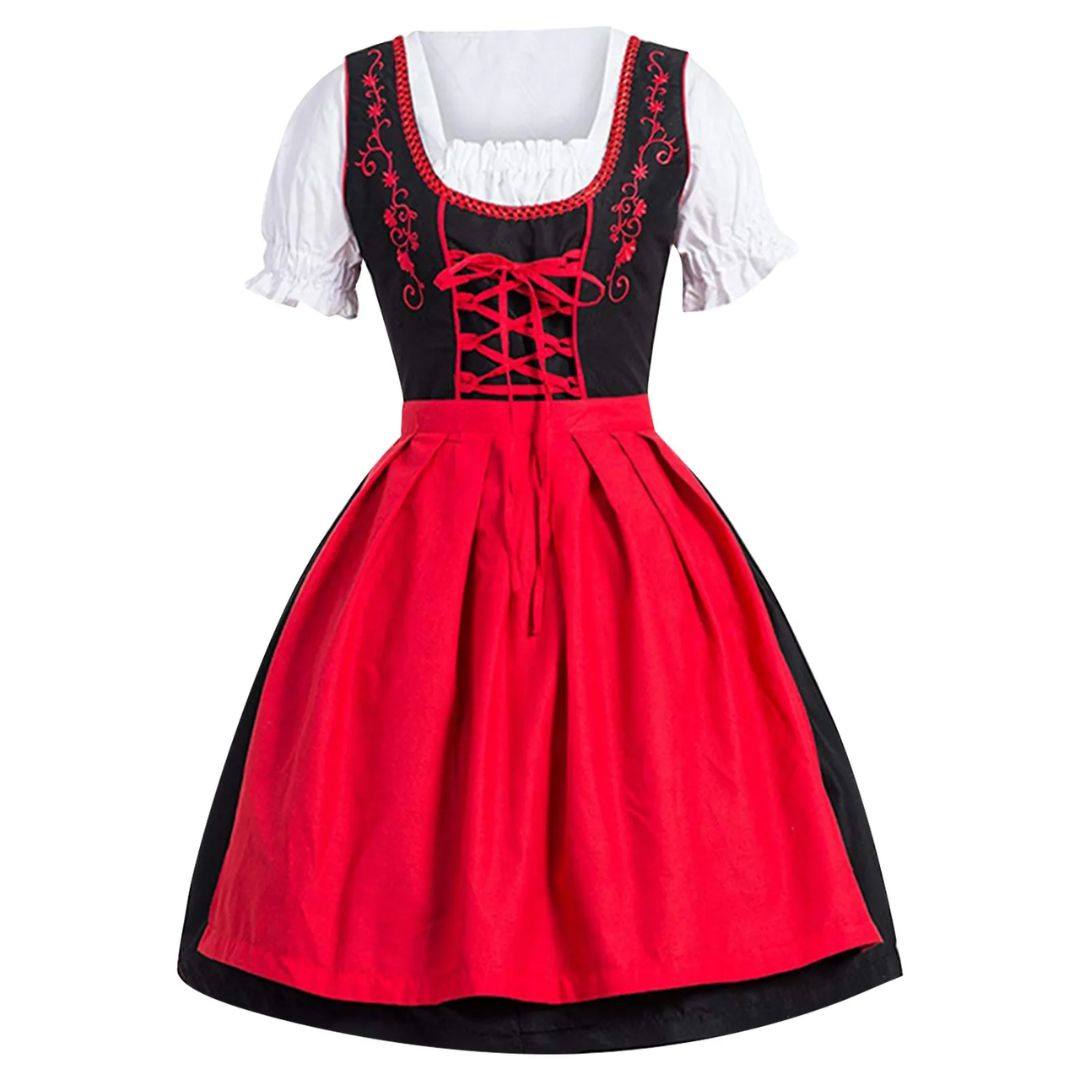 Women's Bavarian Dirndl Dress for Oktoberfest