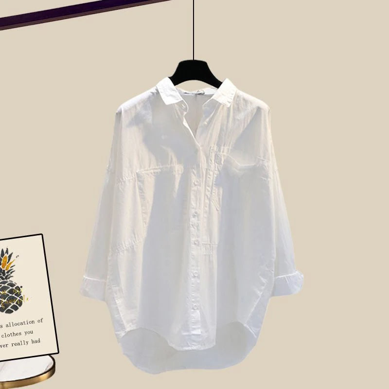 Comfortable Soft Three-Piece Set with Long Sleeves