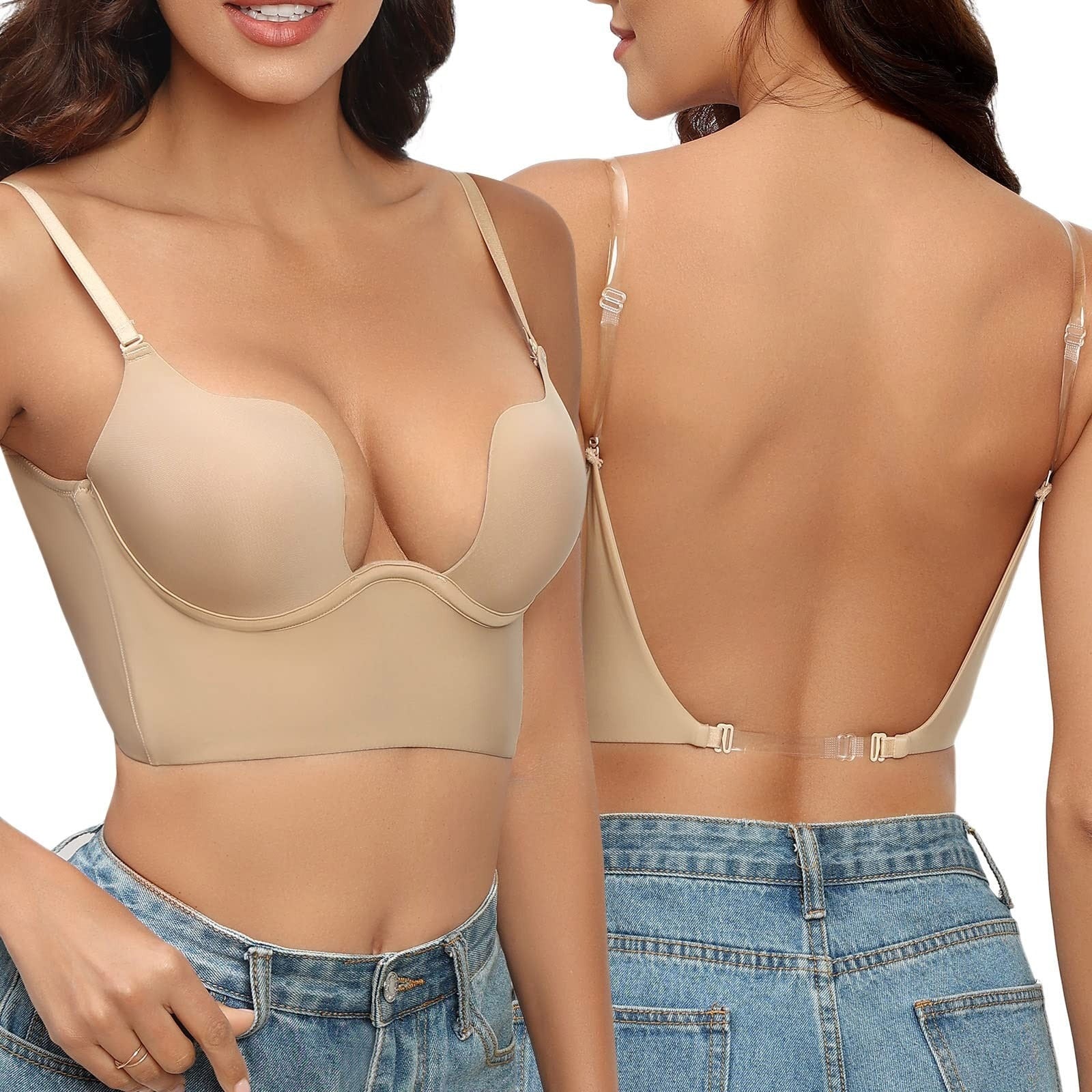Comfortable Women’s Backless Bra – Supportive & Seamless