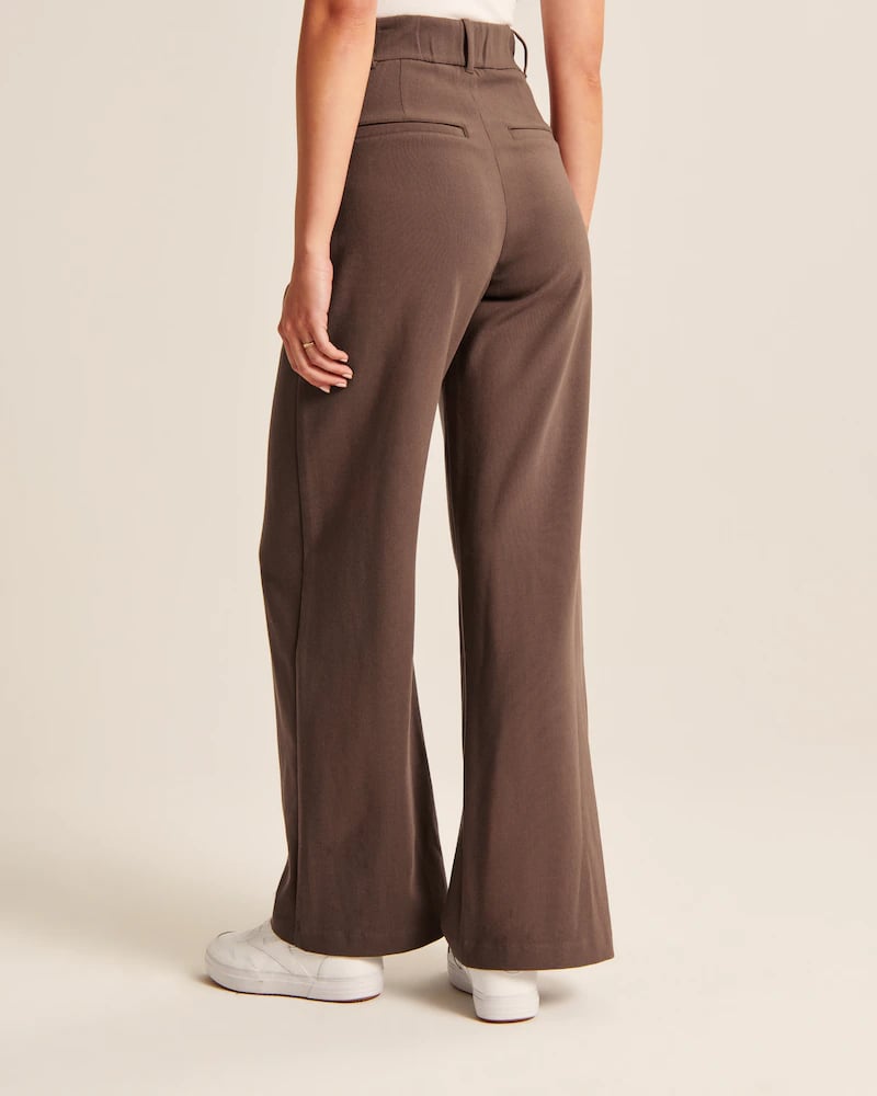 Women's Tailored Wide Leg Trousers for Effortless Style