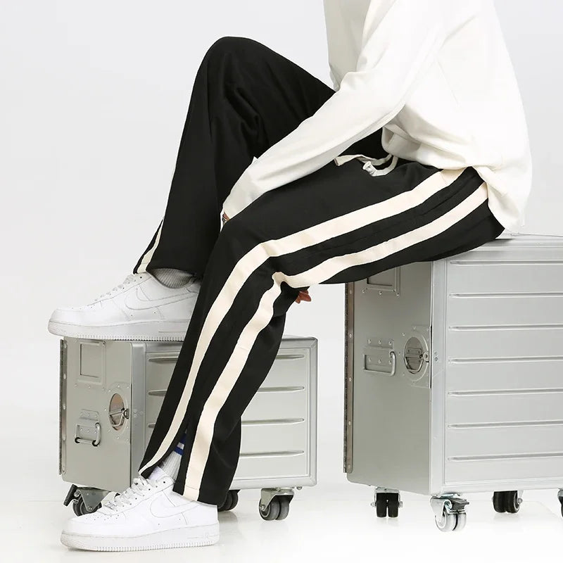 Cosy Striped Joggers with Comfortable Fit
