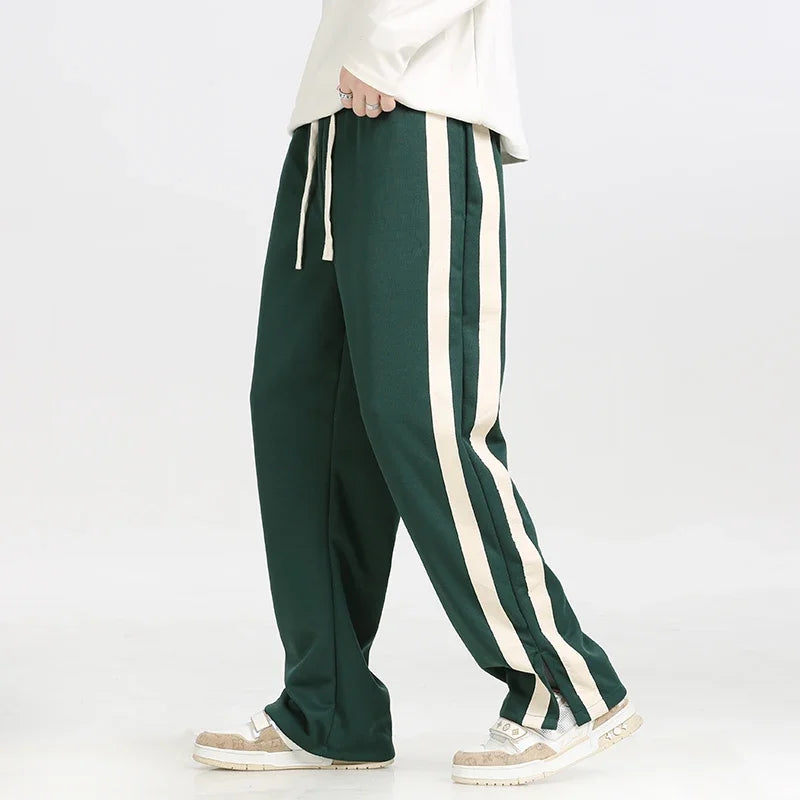 Cosy Striped Joggers with Comfortable Fit