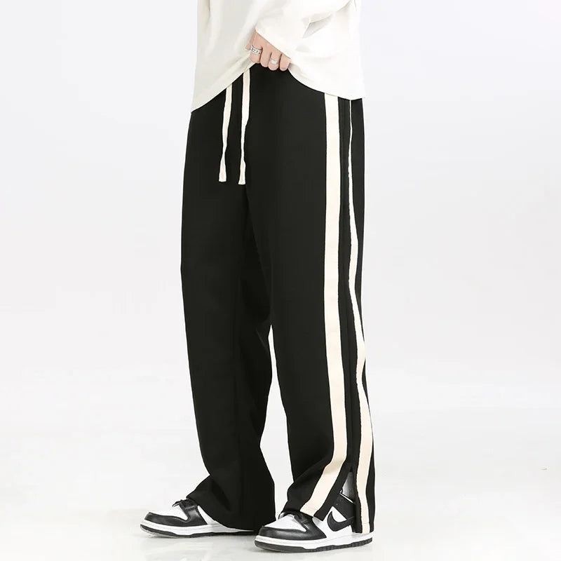 Cosy Striped Joggers with Comfortable Fit