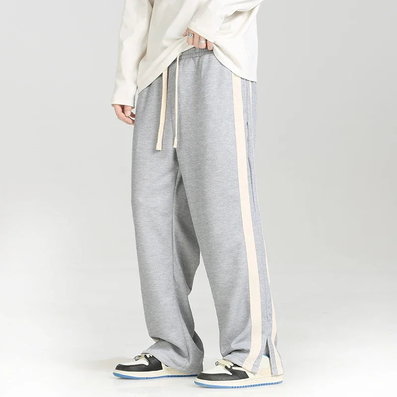 Cosy Striped Joggers with Comfortable Fit