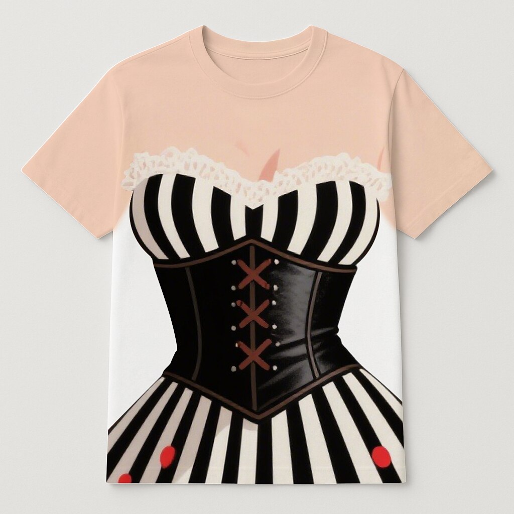 Women's Oktoberfest Dirndl Print T-shirt