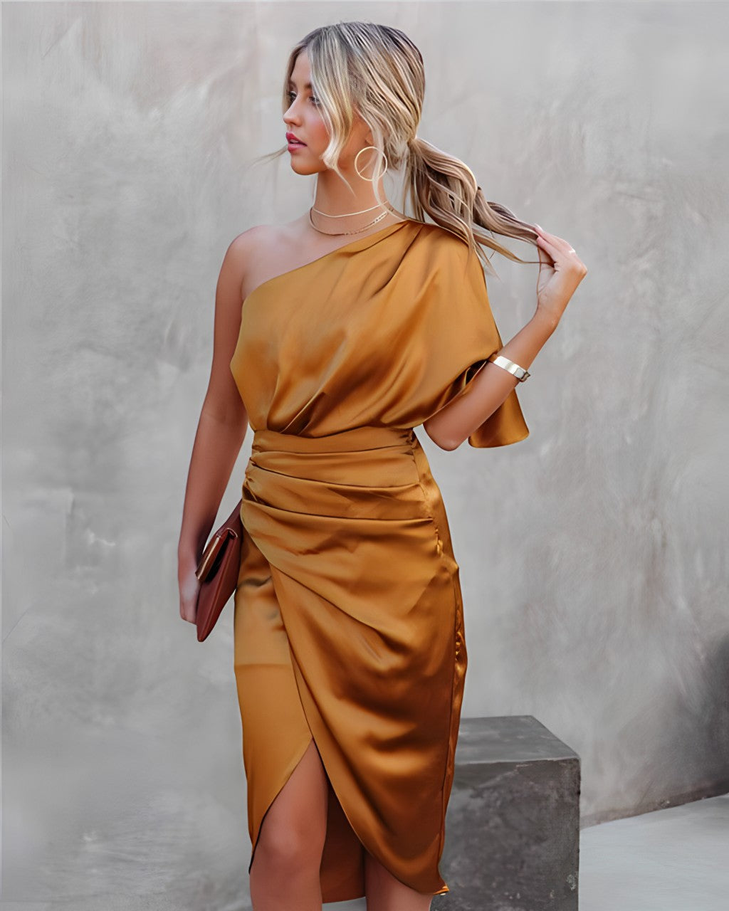 Elegant Silk Party Dress for Special Occasions