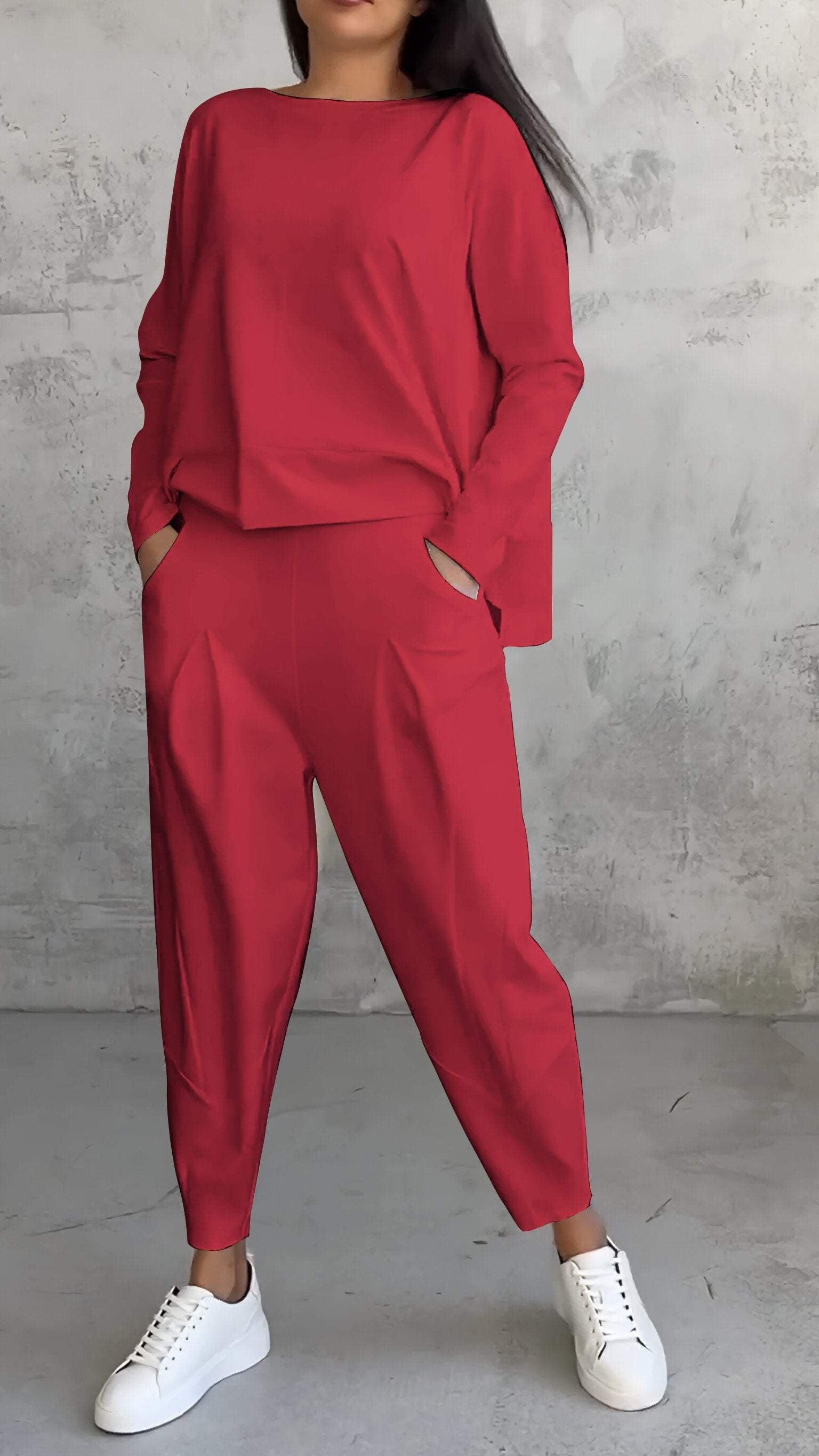 Trouser and Long Sleeve Set for Comfortable Everyday Wear