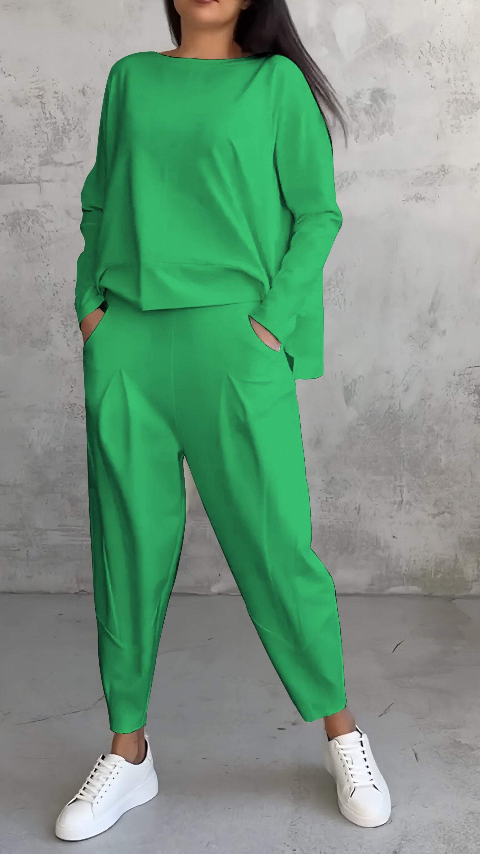Trouser and Long Sleeve Set for Comfortable Everyday Wear