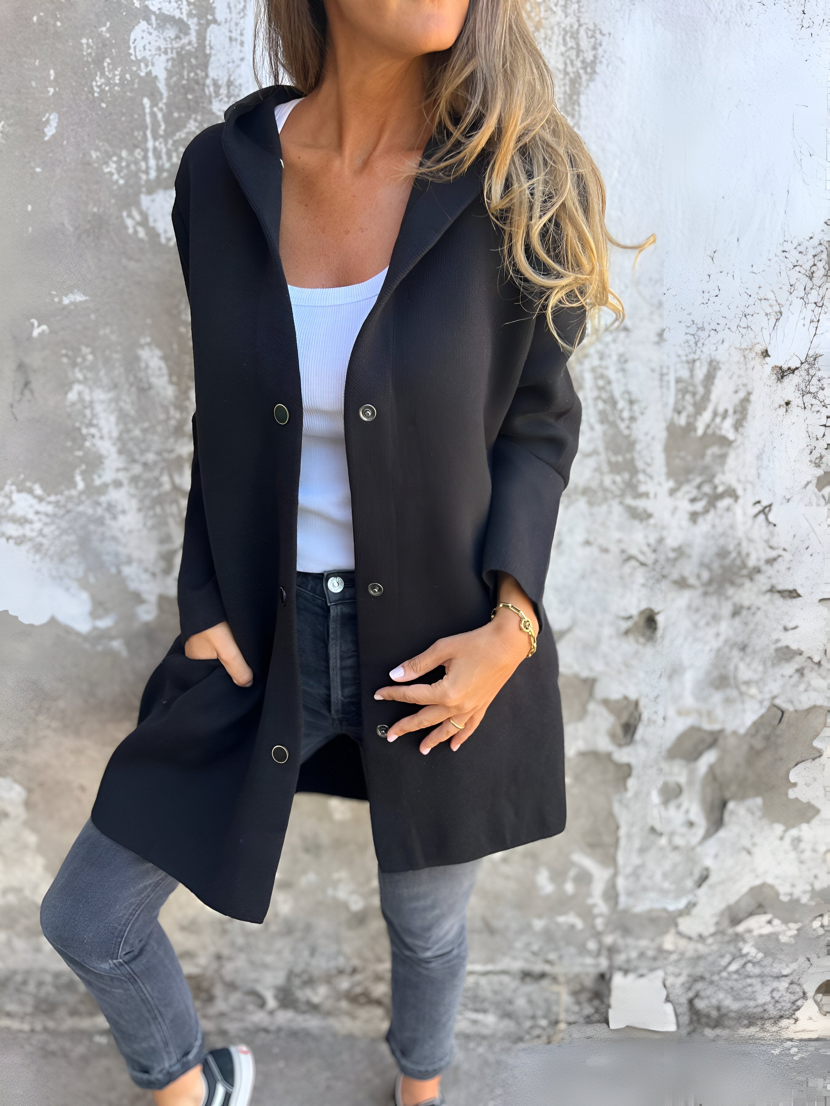 Casual Hooded Coat for Everyday Wear