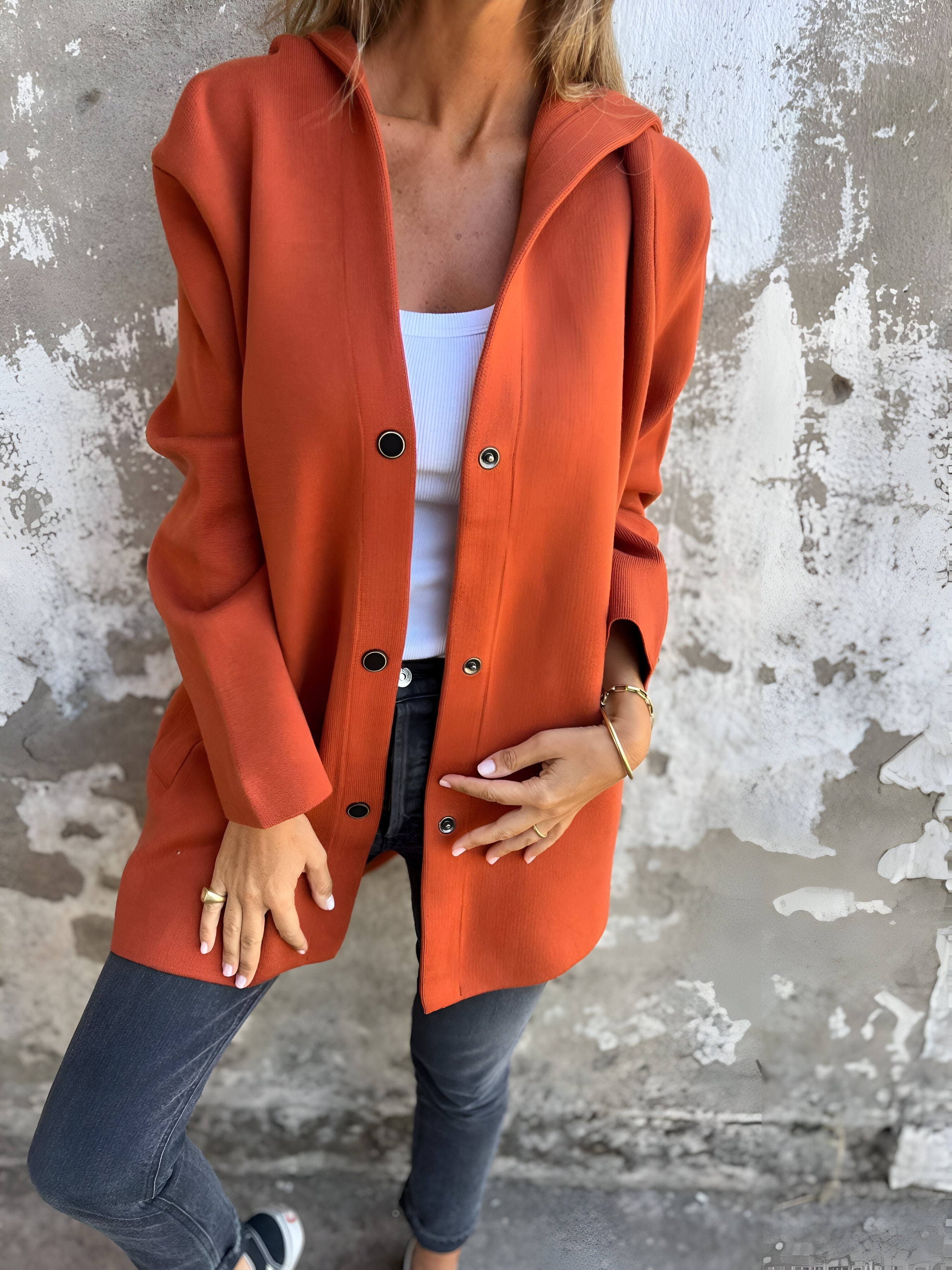 Casual Hooded Coat for Everyday Wear