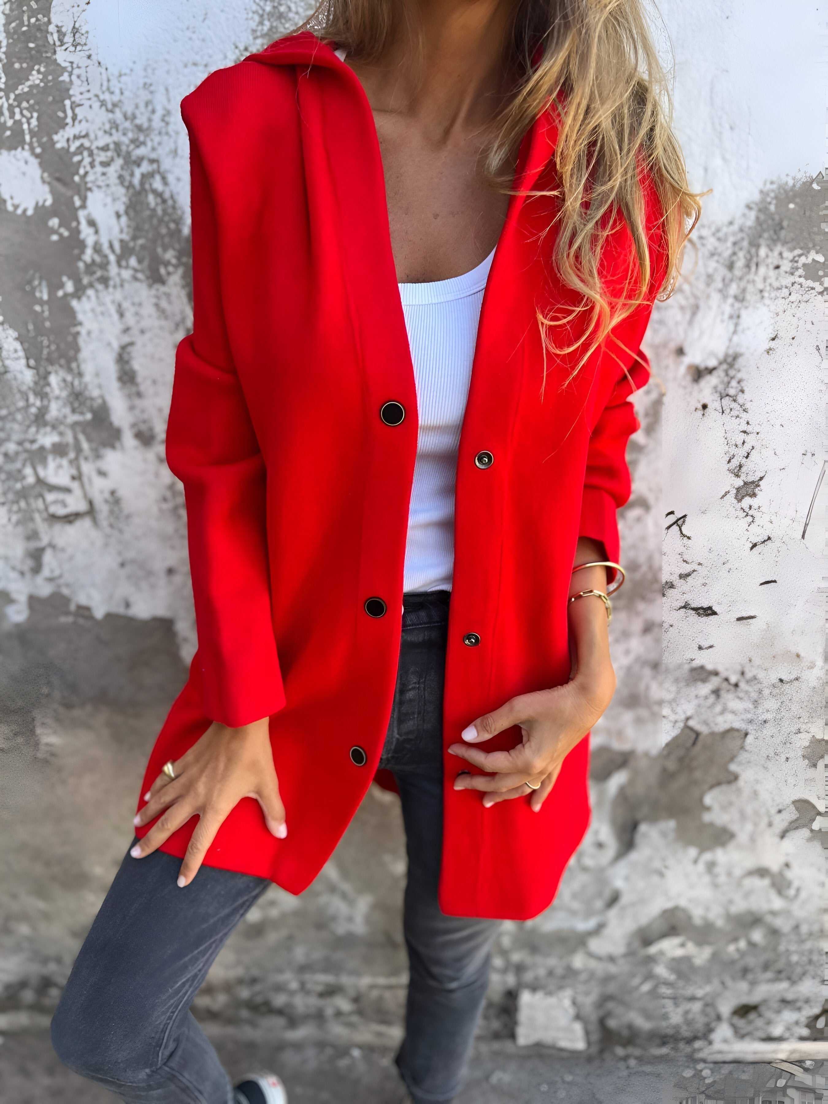Casual Hooded Coat for Everyday Wear