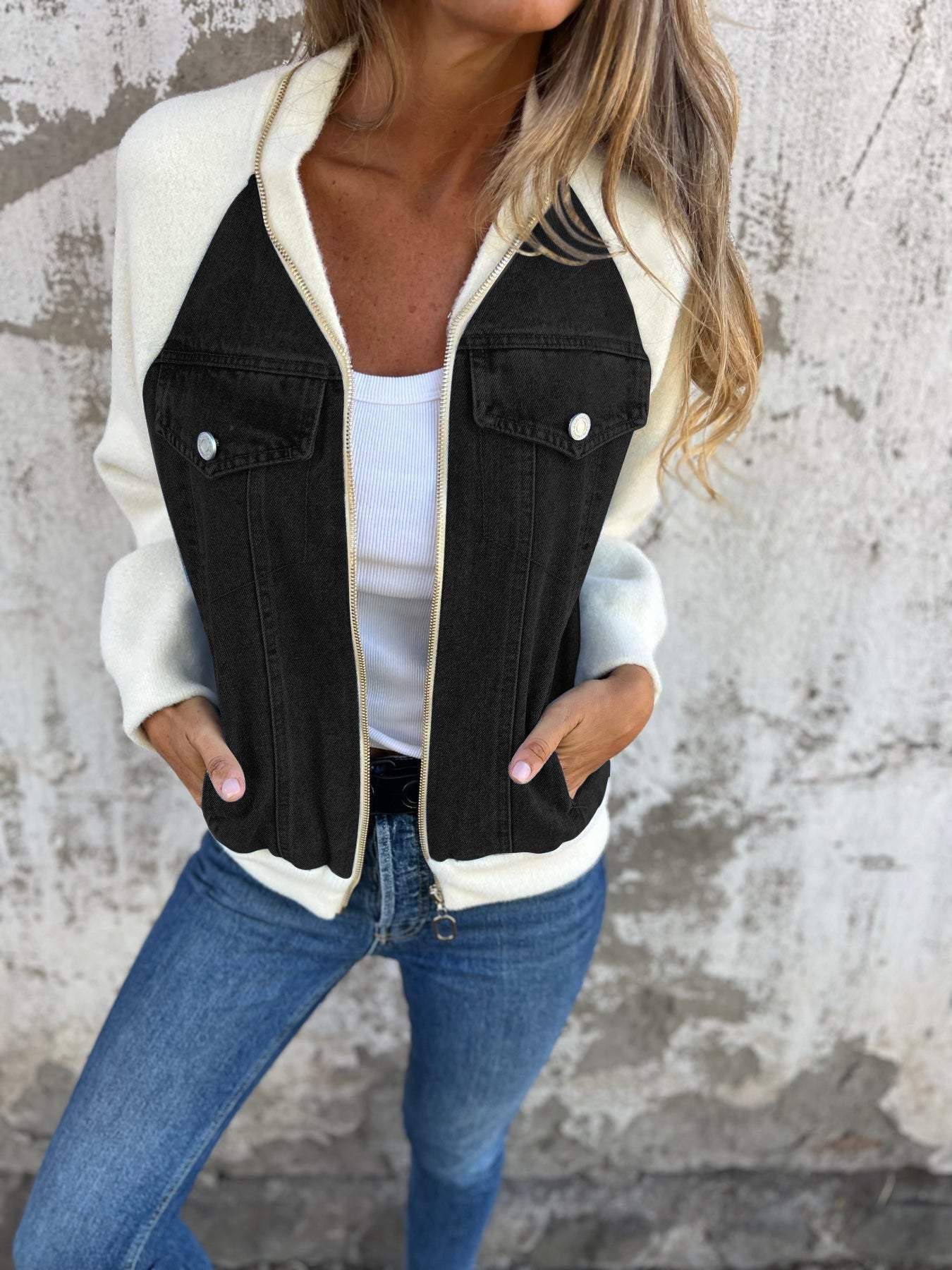 Stylish Women's Denim Jacket – Classic Fit & Durable Fabric
