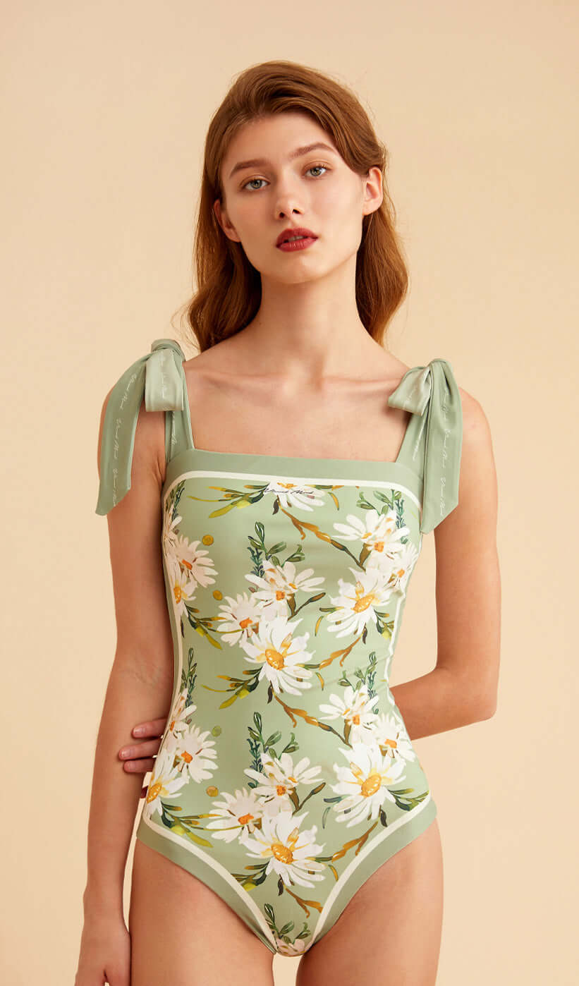 Vintage Reversible Swimsuit for Women - Stylish & Versatile Design