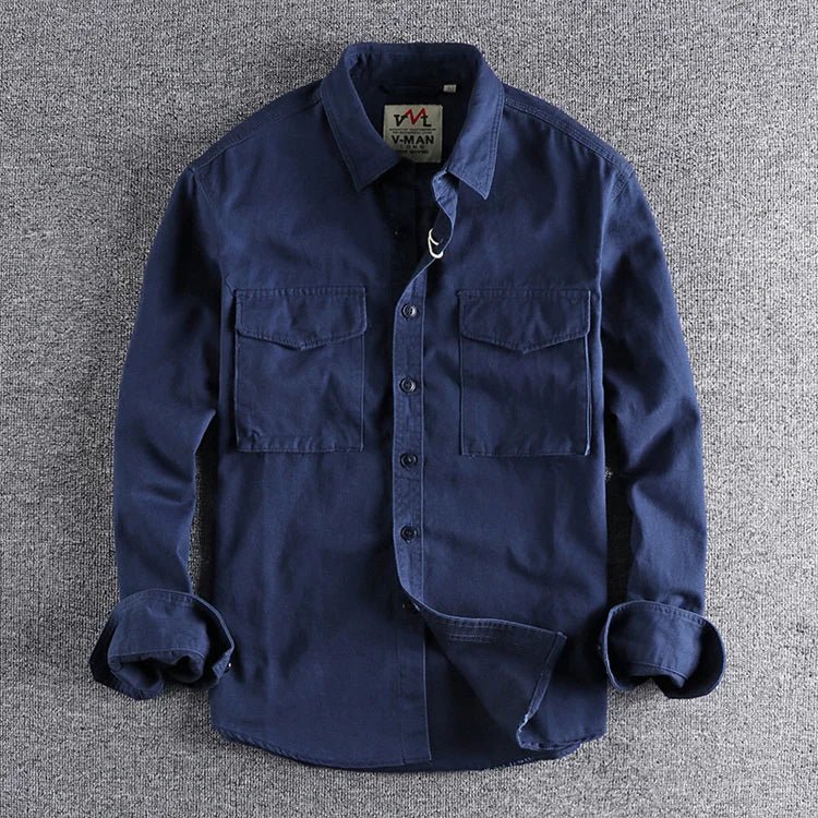 Stylish Utility Shirt with Functional Pockets