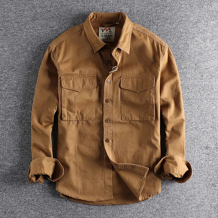 Stylish Utility Shirt with Functional Pockets