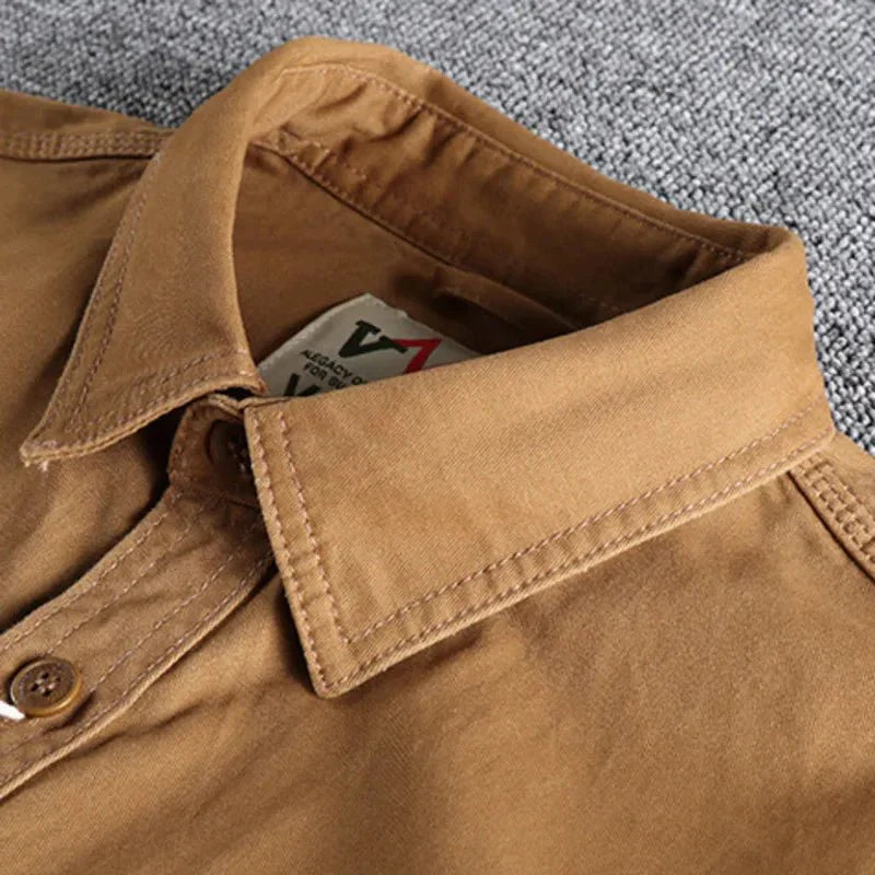 Stylish Utility Shirt with Functional Pockets