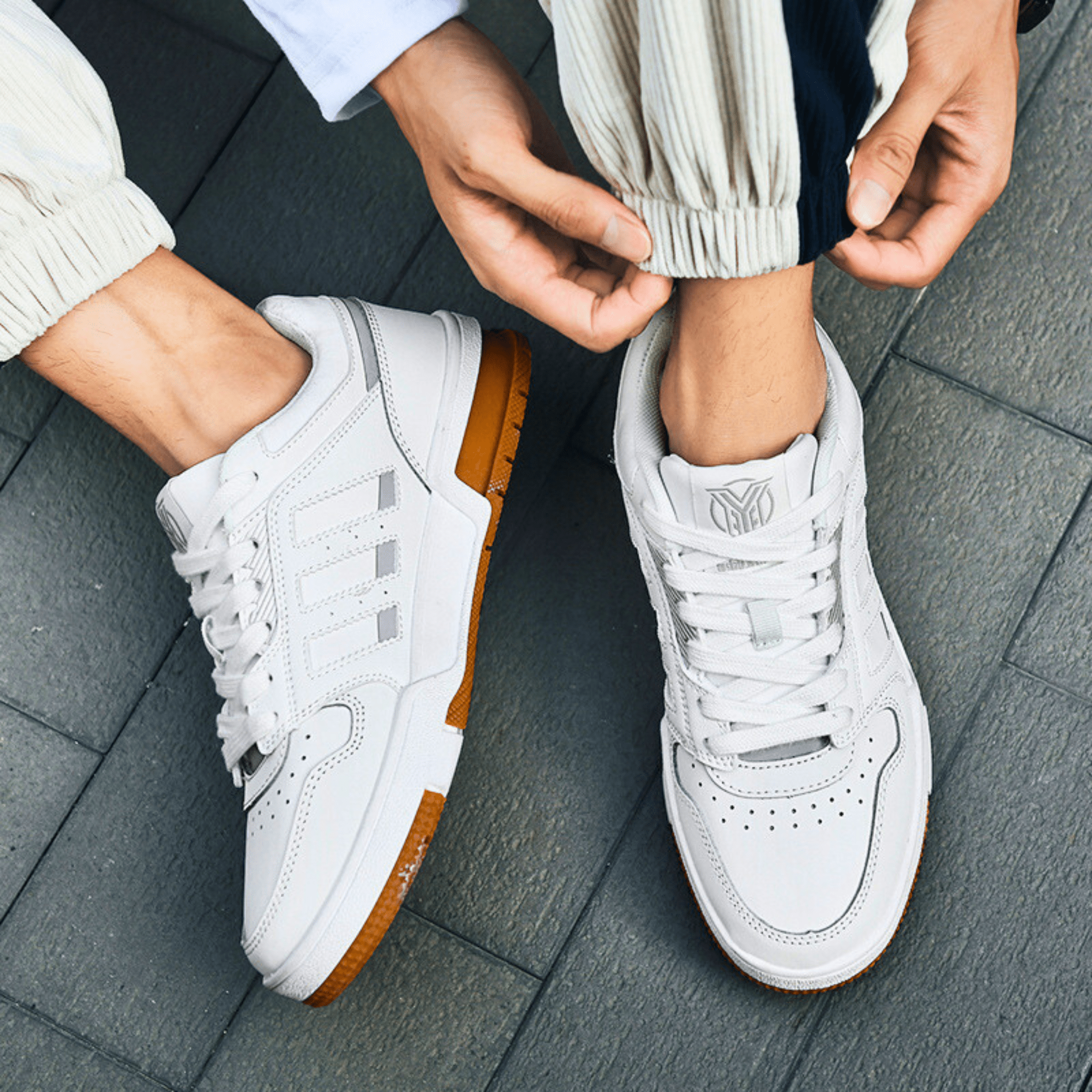 Classic Low-Top Trainers, Cushioned Insole, Breathable