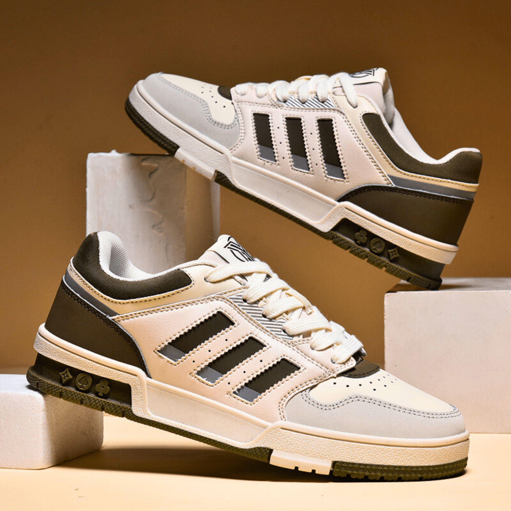 Classic Low-Top Trainers, Cushioned Insole, Breathable
