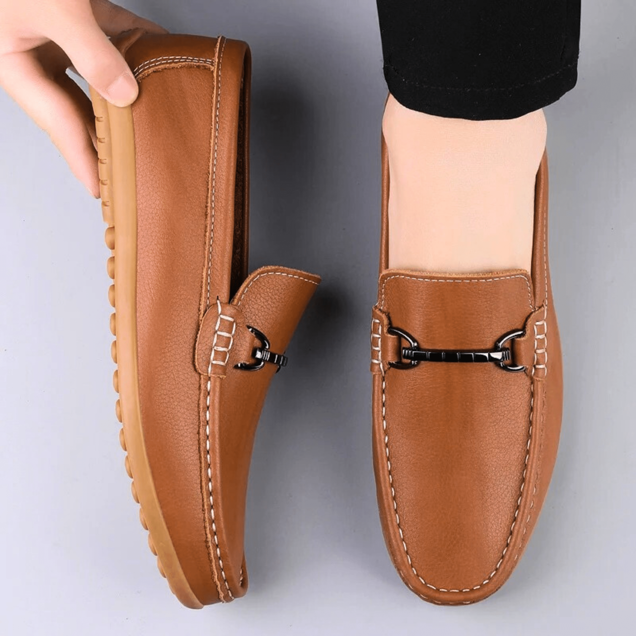 Genuine Leather Moccasins, Casual Shoes