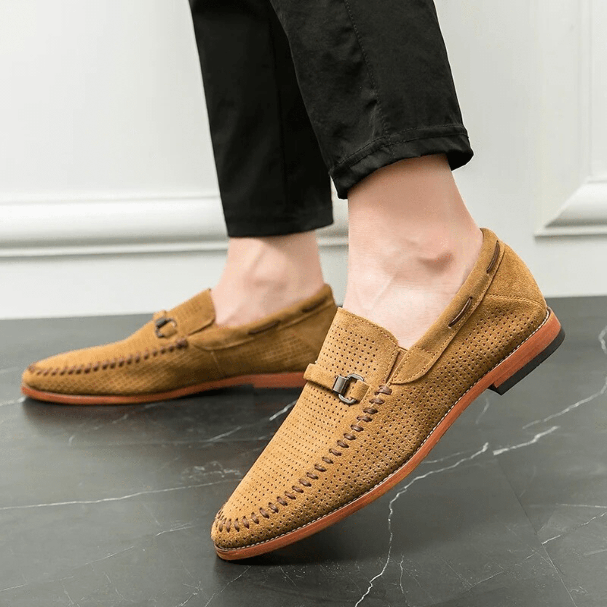 Classic Slip-On Loafers, Comfortable Fit